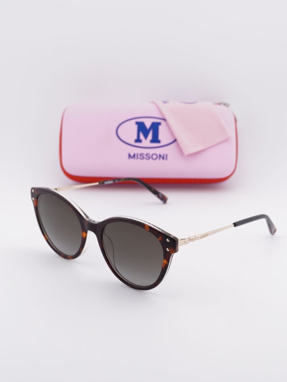 Missoni MIS 0034/S 0KB7 9O Cat Eye Sunglasses - Havana / Gold / Brown